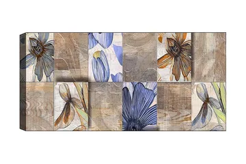 Canvastavla YTY Floral & Botanical Flerfärgad - 120x50 cm - Inredning - Tavlor & posters - Canvastavla
