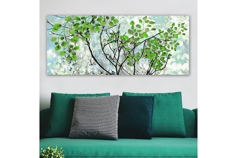 Canvastavla YTY Floral & Botanical Flerfärgad - 120x50 cm - Inredning - Tavlor & posters - Canvastavla