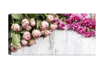 Canvastavla YTY Floral & Botanical Flerfärgad - 120x50 cm - Inredning - Tavlor & posters - Canvastavla