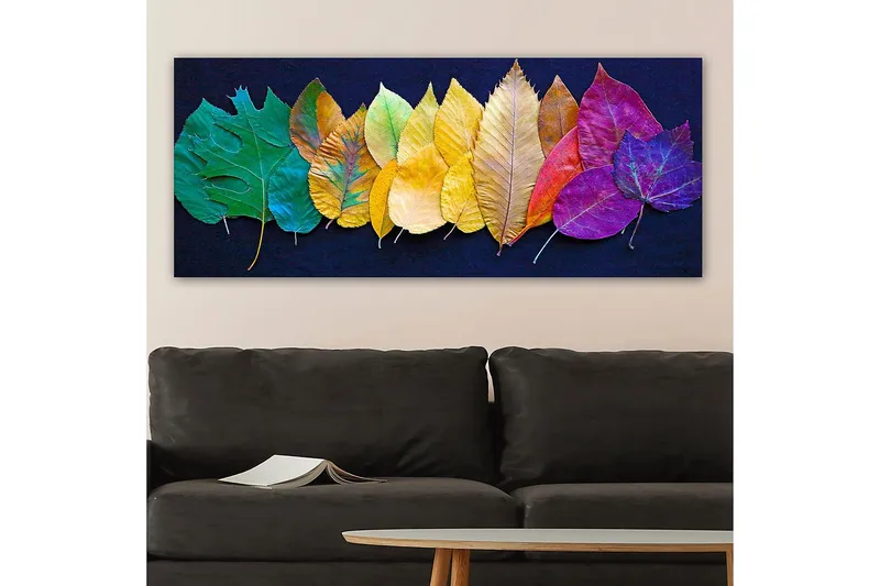Canvastavla YTY Floral & Botanical Flerfärgad - 120x50 cm - Inredning - Tavlor & posters - Canvastavla