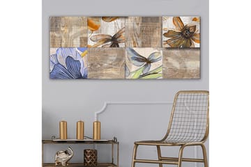 Canvastavla YTY Floral & Botanical Flerfärgad - 120x50 cm - Inredning - Tavlor & posters - Canvastavla