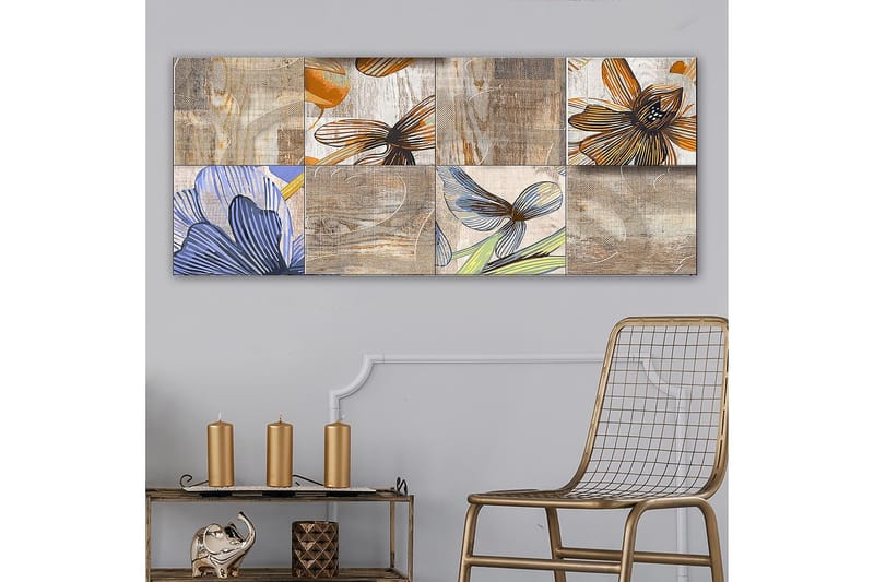 Canvastavla YTY Floral & Botanical Flerfärgad - 120x50 cm - Inredning - Tavlor & posters - Canvastavla