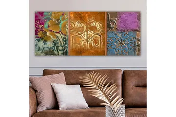 Canvastavla YTY Floral & Botanical Flerfärgad - 120x50 cm - Inredning - Tavlor & posters - Canvastavla
