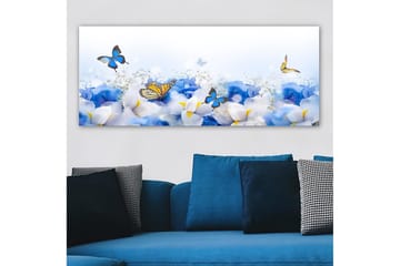 Canvastavla YTY Floral & Botanical Flerfärgad - 120x50 cm - Inredning - Tavlor & posters - Canvastavla