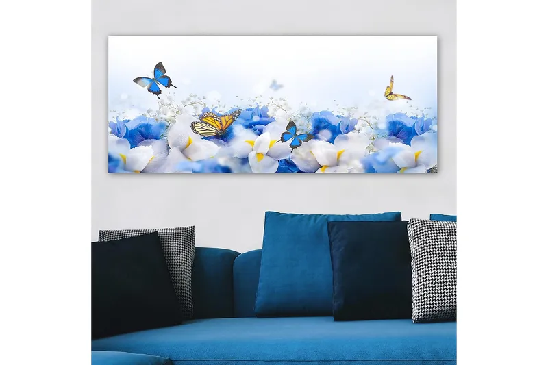 Canvastavla YTY Floral & Botanical Flerfärgad - 120x50 cm - Inredning - Tavlor & posters - Canvastavla