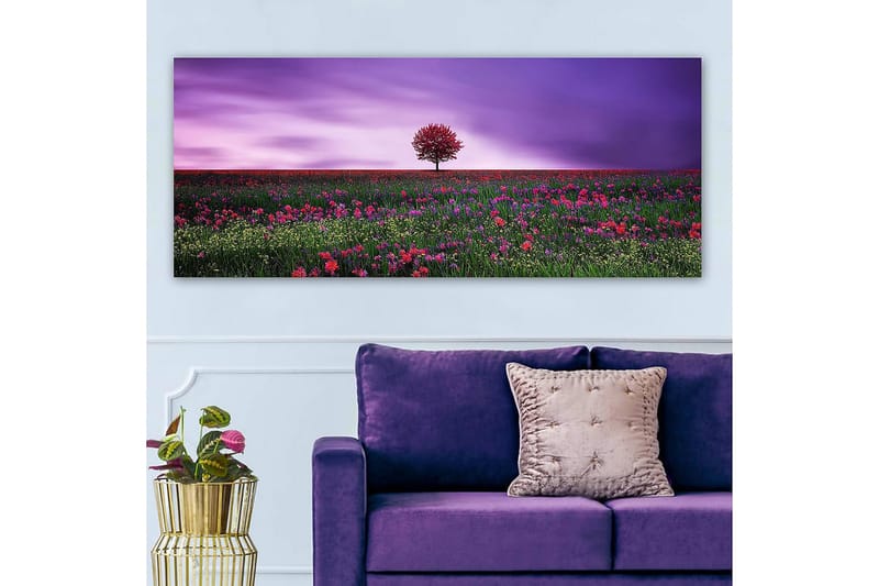 Canvastavla YTY Floral & Botanical Flerfärgad - 120x50 cm - Inredning - Tavlor & posters - Canvastavla