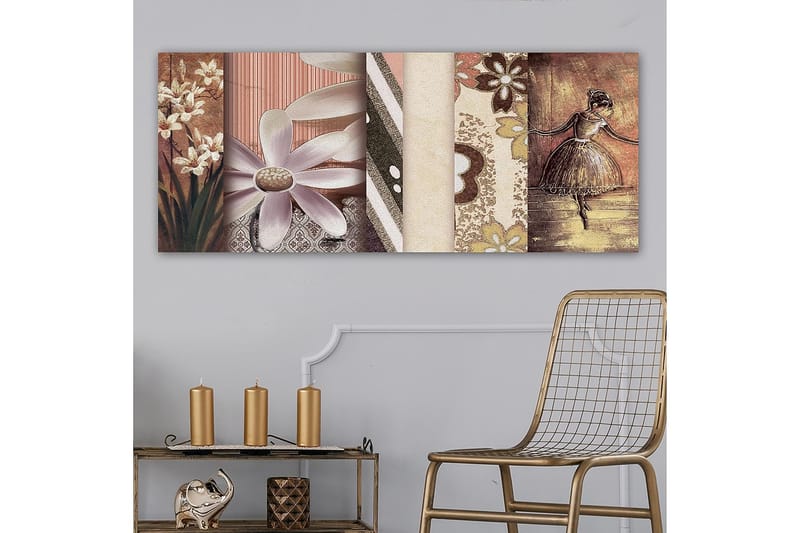Canvastavla YTY Floral & Botanical Flerfärgad - 120x50 cm - Inredning - Tavlor & posters - Canvastavla