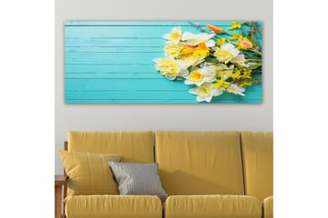 Canvastavla YTY Floral & Botanical Flerfärgad - 120x50 cm - Inredning - Tavlor & posters - Canvastavla