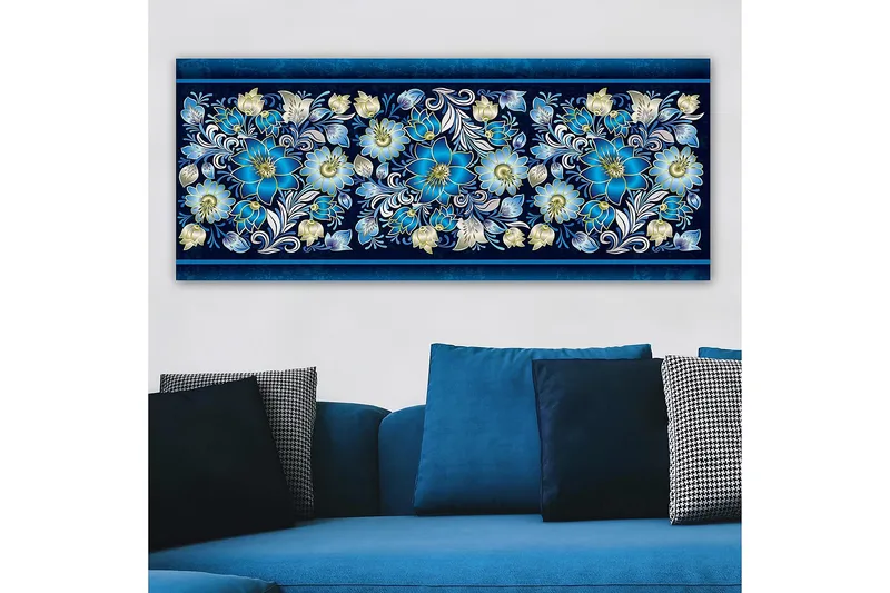 Canvastavla YTY Floral & Botanical Flerfärgad - 120x50 cm - Inredning - Tavlor & posters - Canvastavla