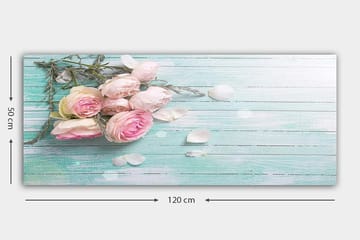 Canvastavla YTY Floral & Botanical Flerfärgad - 120x50 cm - Inredning - Tavlor & posters - Canvastavla