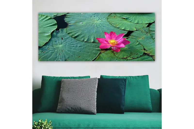 Canvastavla YTY Floral & Botanical Flerfärgad - 120x50 cm - Inredning - Tavlor & posters - Canvastavla