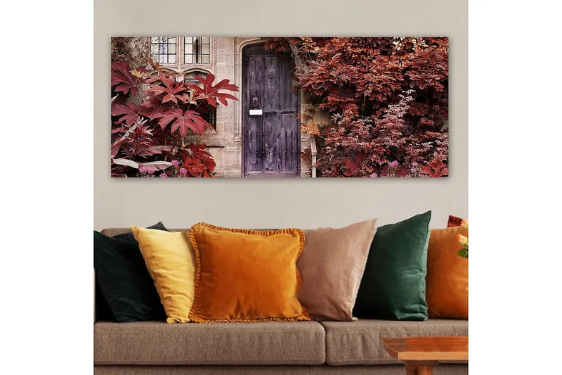 Canvastavla YTY Floral & Botanical Flerfärgad - 120x50 cm - Inredning - Tavlor & posters - Canvastavla