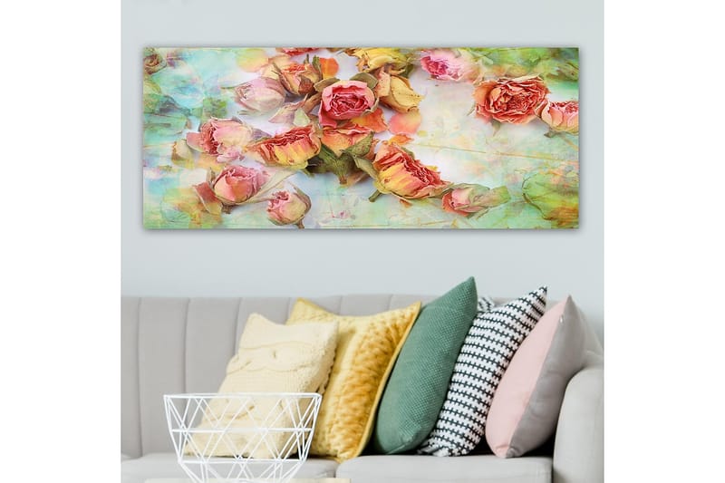 Canvastavla YTY Floral & Botanical Flerfärgad - 120x50 cm - Inredning - Tavlor & posters - Canvastavla