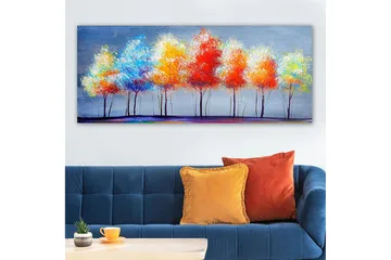 Canvastavla YTY Floral & Botanical Flerfärgad - 120x50 cm - Inredning - Tavlor & posters - Canvastavla