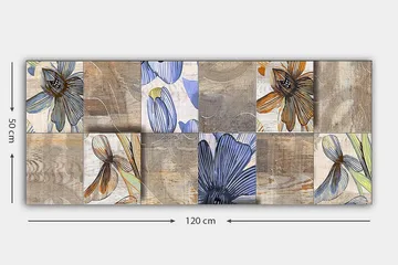 Canvastavla YTY Floral & Botanical Flerfärgad - 120x50 cm - Inredning - Tavlor & posters - Canvastavla