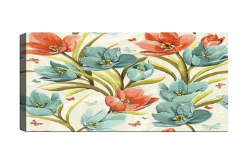 Canvastavla YTY Floral & Botanical Flerfärgad - 120x50 cm - Inredning - Tavlor & posters - Canvastavla