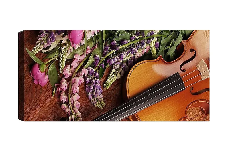 Canvastavla YTY Floral & Botanical Flerfärgad, 120x50 cm