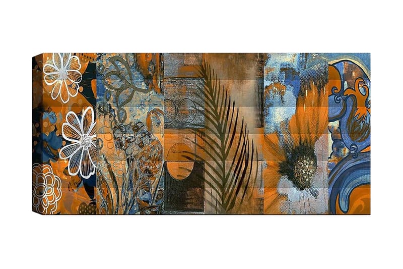 Canvastavla YTY Floral & Botanical Flerfärgad, 120x50 cm