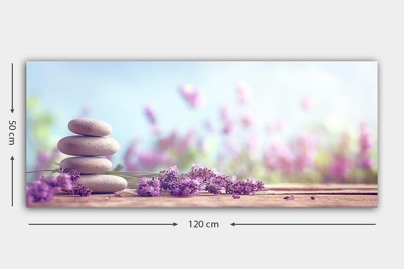 Canvastavla YTY Floral & Botanical Flerfärgad - 120x50 cm - Inredning - Tavlor & posters - Canvastavla