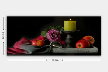 Canvastavla YTY Floral & Botanical Flerfärgad - 120x50 cm - Inredning - Tavlor & posters - Canvastavla