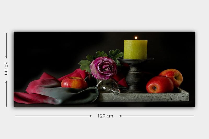 Canvastavla YTY Floral & Botanical Flerfärgad - 120x50 cm - Inredning - Tavlor & posters - Canvastavla