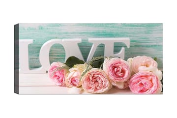 Canvastavla YTY Floral & Botanical Flerfärgad - 120x50 cm - Inredning - Tavlor & posters - Canvastavla