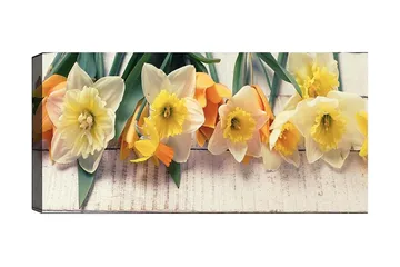 Canvastavla YTY Floral & Botanical Flerfärgad - 120x50 cm - Inredning - Tavlor & posters - Canvastavla