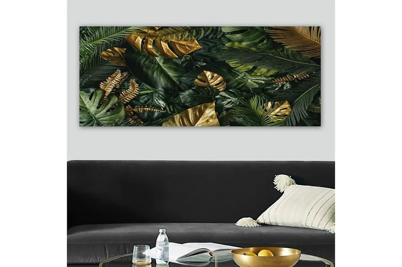 Canvastavla YTY Floral & Botanical Flerfärgad - 120x50 cm - Inredning - Tavlor & posters - Canvastavla