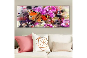 Canvastavla YTY Floral & Botanical Flerfärgad - 120x50 cm - Inredning - Tavlor & posters - Canvastavla