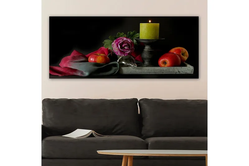 Canvastavla YTY Floral & Botanical Flerfärgad - 120x50 cm - Inredning - Tavlor & posters - Canvastavla