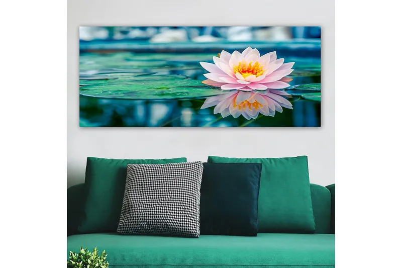 Canvastavla YTY Floral & Botanical Flerfärgad - 120x50 cm - Inredning - Tavlor & posters - Canvastavla