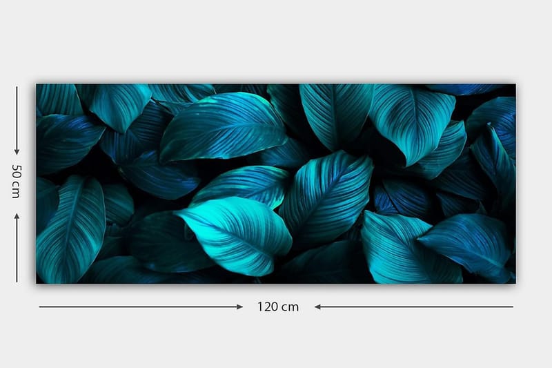 Canvastavla YTY Floral & Botanical Flerfärgad - 120x50 cm - Inredning - Tavlor & posters - Canvastavla