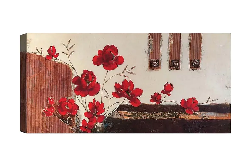 Canvastavla YTY Floral & Botanical Flerfärgad, 120x50 cm
