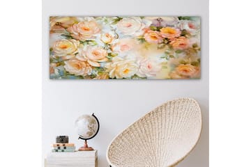 Canvastavla YTY Floral & Botanical Flerfärgad - 120x50 cm - Inredning - Tavlor & posters - Canvastavla