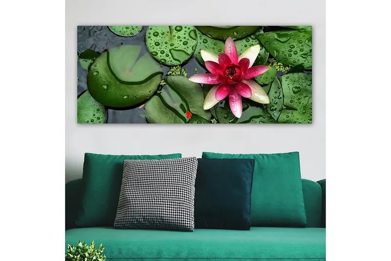 Canvastavla YTY Floral & Botanical Flerfärgad - 120x50 cm - Inredning - Tavlor & posters - Canvastavla