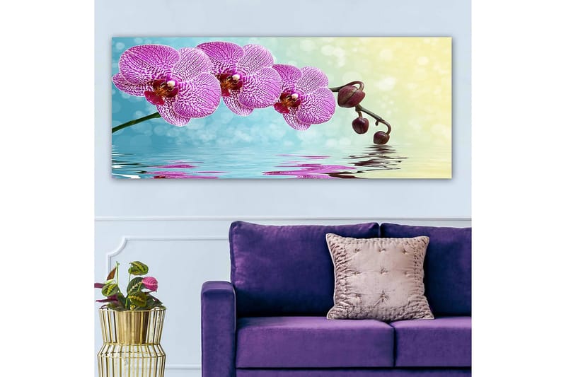 Canvastavla YTY Floral & Botanical Flerfärgad - 120x50 cm - Inredning - Tavlor & posters - Canvastavla