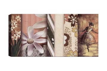 Canvastavla YTY Floral & Botanical Flerfärgad - 120x50 cm - Inredning - Tavlor & posters - Canvastavla