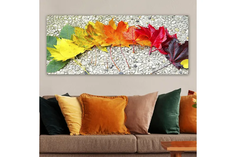 Canvastavla YTY Floral & Botanical Flerfärgad - 120x50 cm - Inredning - Tavlor & posters - Canvastavla