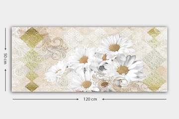 Canvastavla YTY Floral & Botanical Flerfärgad - 120x50 cm - Inredning - Tavlor & posters - Canvastavla