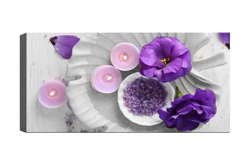 Canvastavla YTY Floral & Botanical Flerfärgad - 120x50 cm - Inredning - Tavlor & posters - Canvastavla