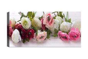 Canvastavla YTY Floral & Botanical Flerfärgad - 120x50 cm - Inredning - Tavlor & posters - Canvastavla