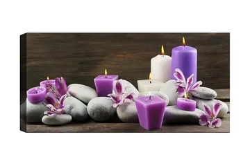 Canvastavla YTY Floral & Botanical Flerfärgad - 120x50 cm - Inredning - Tavlor & posters - Canvastavla