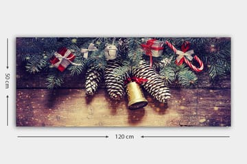 Canvastavla YTY Floral & Botanical Flerfärgad - 120x50 cm - Inredning - Tavlor & posters - Canvastavla