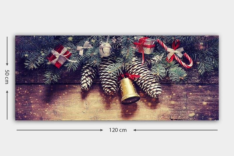 Canvastavla YTY Floral & Botanical Flerfärgad - 120x50 cm - Inredning - Tavlor & posters - Canvastavla