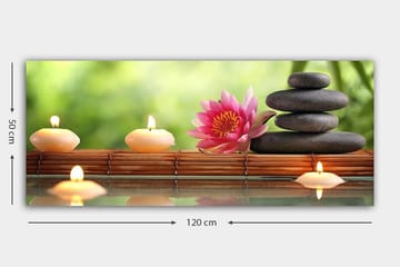 Canvastavla YTY Floral & Botanical Flerfärgad - 120x50 cm - Inredning - Tavlor & posters - Canvastavla