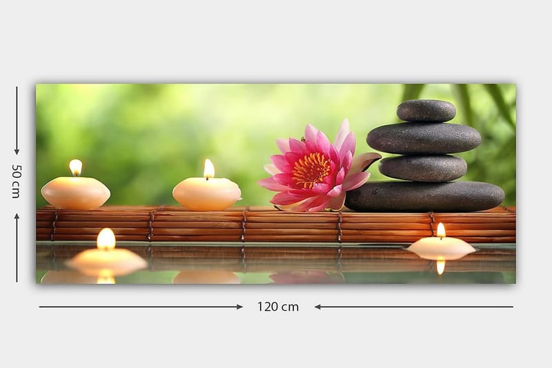 Canvastavla YTY Floral & Botanical Flerfärgad - 120x50 cm - Inredning - Tavlor & posters - Canvastavla