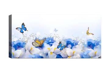 Canvastavla YTY Floral & Botanical Flerfärgad - 120x50 cm - Inredning - Tavlor & posters - Canvastavla