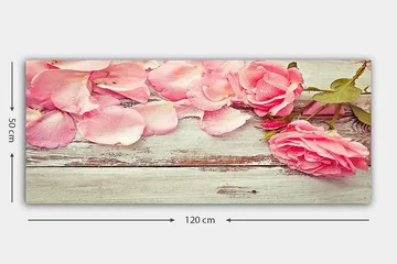 Canvastavla YTY Floral & Botanical Flerfärgad - 120x50 cm - Inredning - Tavlor & posters - Canvastavla