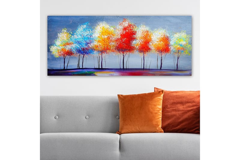 Canvastavla YTY Floral & Botanical Flerfärgad - 120x50 cm - Inredning - Tavlor & posters - Canvastavla