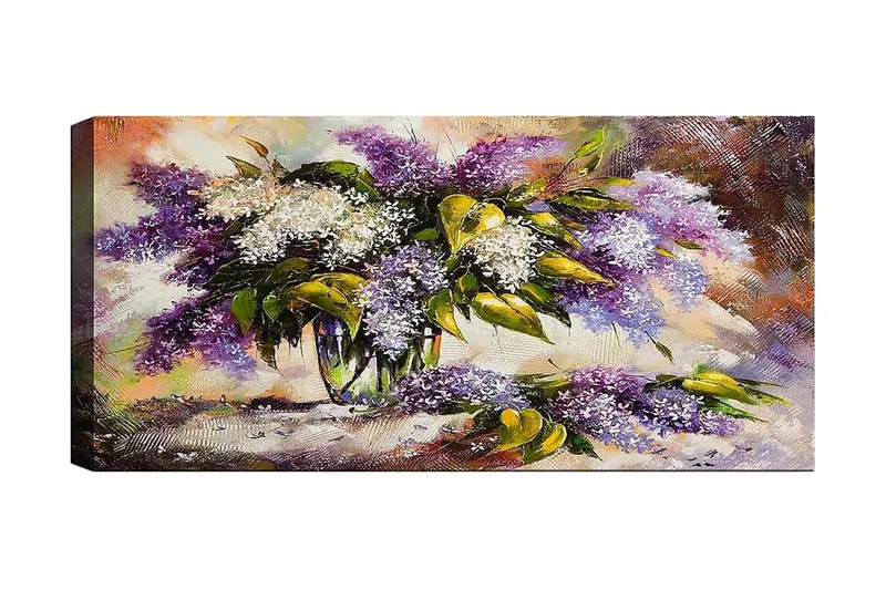 Canvastavla YTY Floral & Botanical Flerfärgad, 120x50 cm